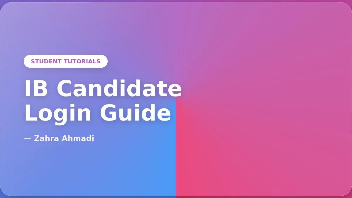 How to Access and Use the IB Candidate Website: A Step-by-Step Guide